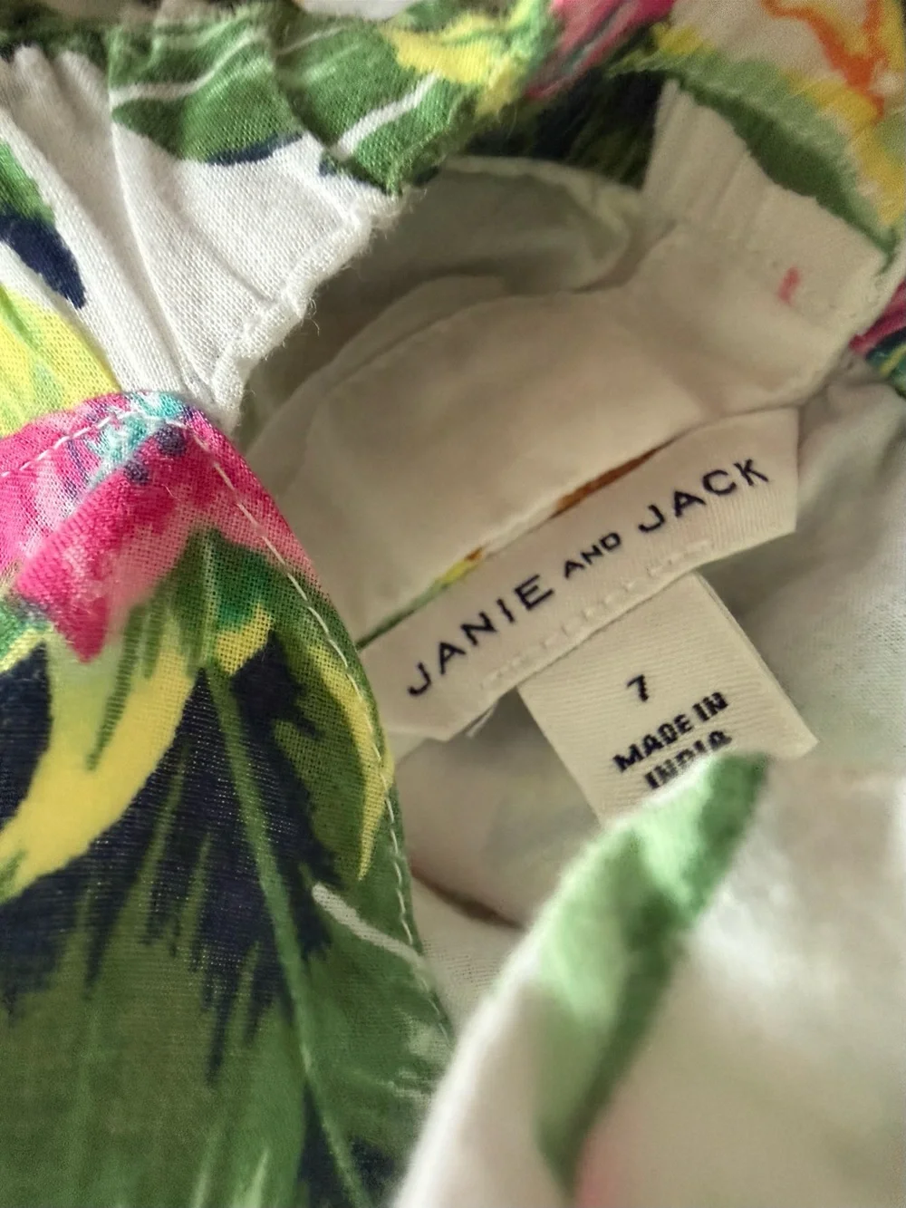 Janie and Jack Tropical Romper